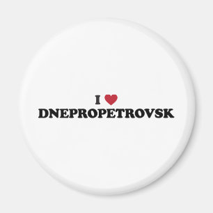 Mig hjärta Dnipropetrovsk Ukraina Magnet
