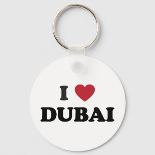 Mig hjärta Dubai United Arab Emirates Nyckelring