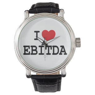 Mig (hjärta) EBITDA-klocka Armbandsur