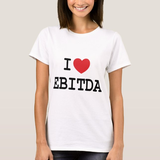 Mig (hjärta) EBITDA Tee Shirt (Framsida)