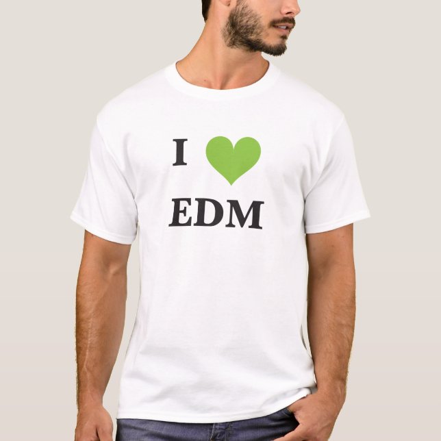 mig hjärta EDM T-shirt (Framsida)