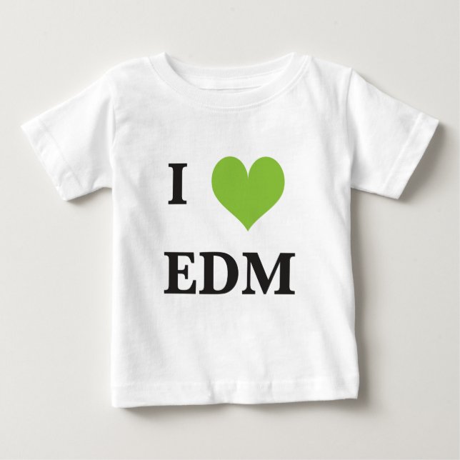 mig hjärta EDM Tee Shirt (Framsida)