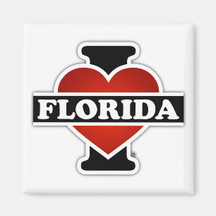 Mig hjärta Florida Magnet