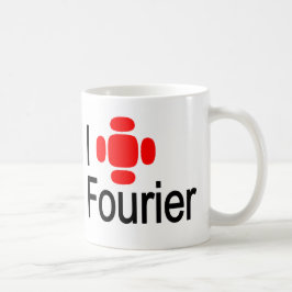Mig hjärta Fourier Kaffemugg