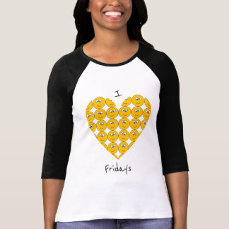 Mig "hjärta" fredagar med att le den Emojis Tee