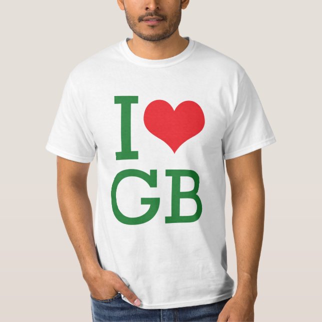 mig hjärta gb tee shirt (Framsida)