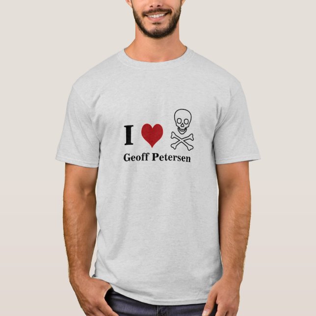 Mig hjärta Geoff Petersen T Shirt (Framsida)