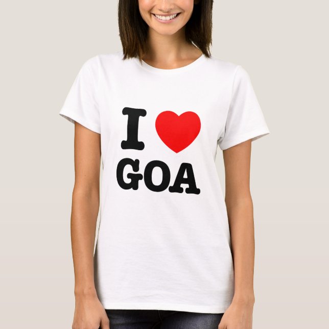 Mig hjärta Goa Tee Shirt (Framsida)
