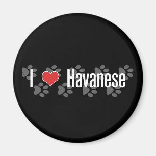 Mig (hjärta) Havanese Magnet