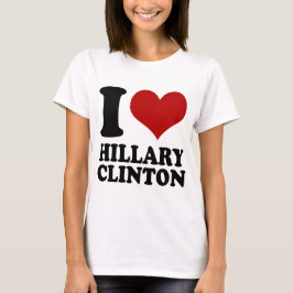 Mig hjärta Hillary Clinton T Shirt