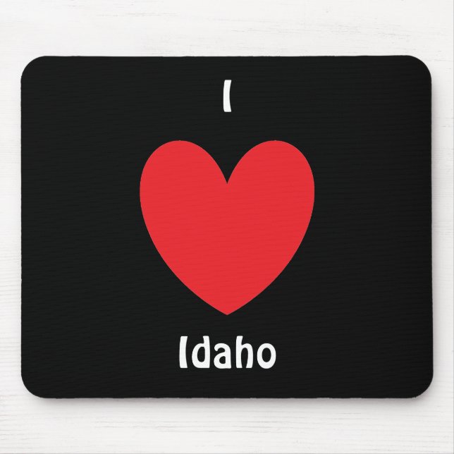 Mig hjärta Idaho Mousepad Musmatta (Framsidan)
