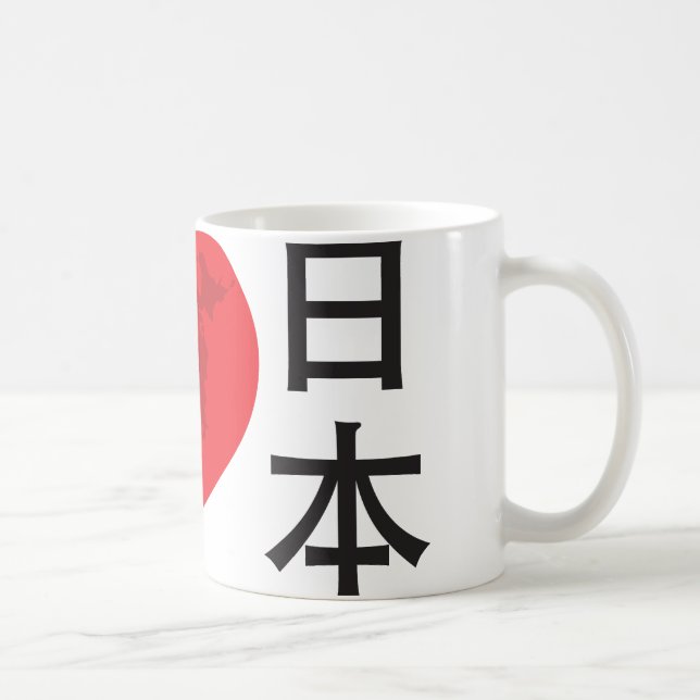 Mig hjärta Japan Kaffemugg (Höger)