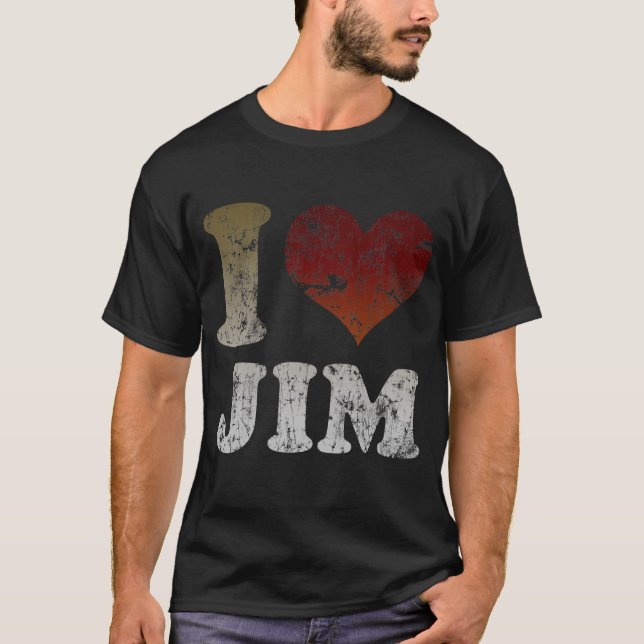 Mig hjärta Jim Tee Shirt (Framsida)