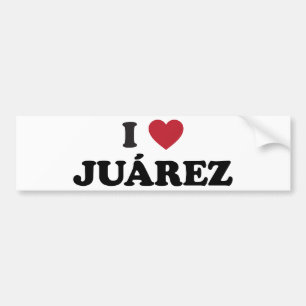 Mig hjärta Juarez Mexico Bildekal