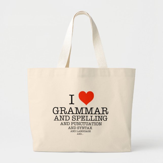 Mig hjärta jumbo tygkasse (Framsidan)