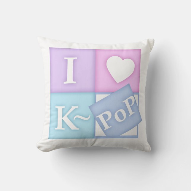 Mig hjärta K~Pop Kudde (Framsida)