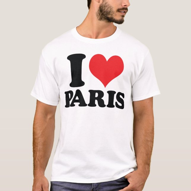 Mig hjärta/kärlek Paris Tröja (Framsida)
