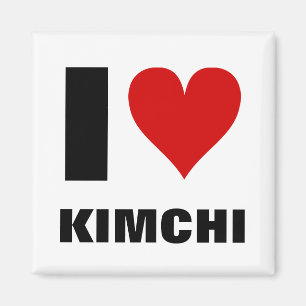 Mig [hjärta] Kimchi Magnet