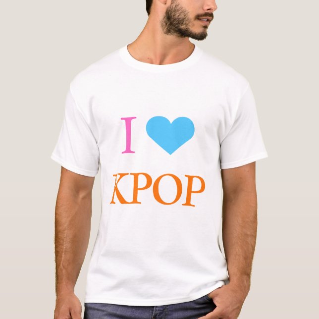 Mig (hjärta) KPOP-skjorta Tee (Framsida)