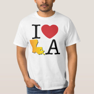 Mig hjärta Louisiana Tee Shirt