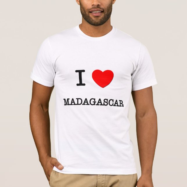MIG HJÄRTA MADAGASCAR TEE SHIRT (Framsida)