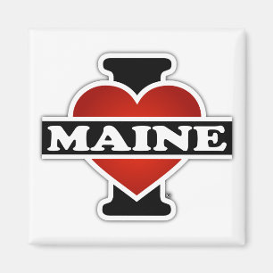 Mig hjärta Maine Magnet