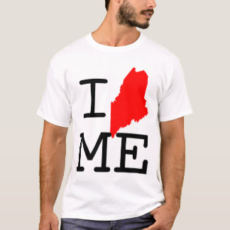 Mig hjärta Maine T Tee Shirt