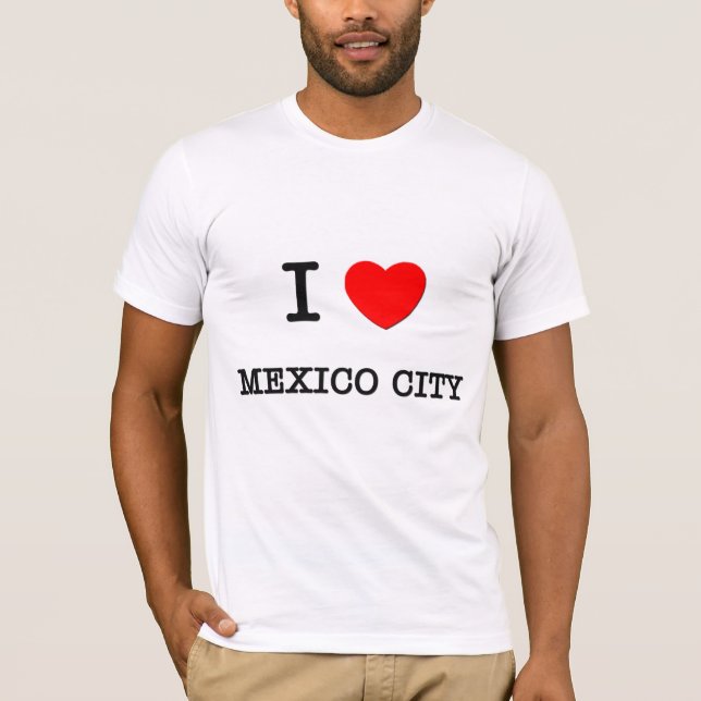 Mig hjärta MEXICO - STAD T-shirt (Framsida)