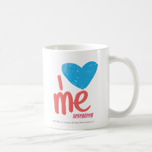 Mig hjärta mig Aqua/rosor Kaffemugg