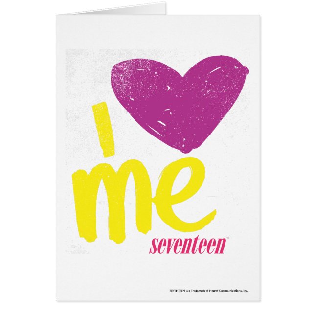 Mig hjärta mig lilor/gult hälsningskort (Framsidan)