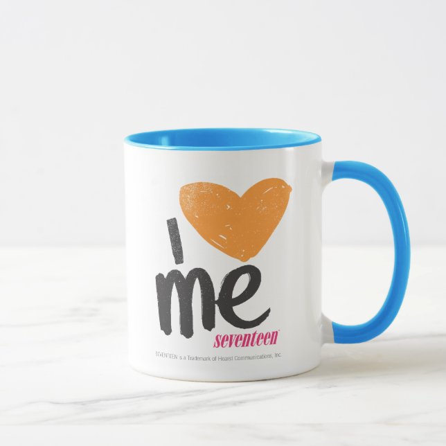 Mig hjärta mig som är orange mugg (Höger)
