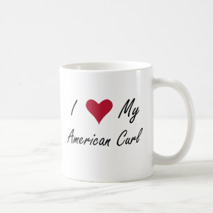 Mig hjärta min amerikankrullning kaffemugg