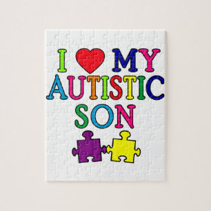 Mig hjärta min Autistic Son Pussel