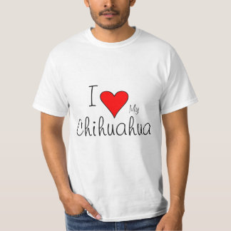 Mig hjärta min chichuahua t-shirt