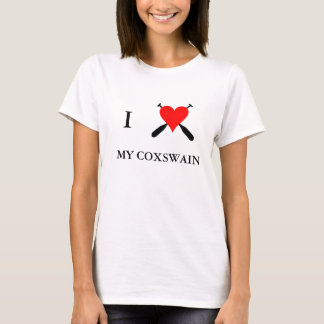 Mig hjärta min coxswain t-shirt