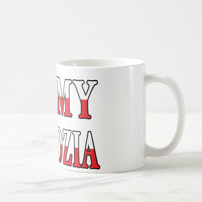 Mig hjärta min Dziadzia Kaffemugg (Höger)