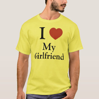 Mig hjärta min flickvän t-shirt