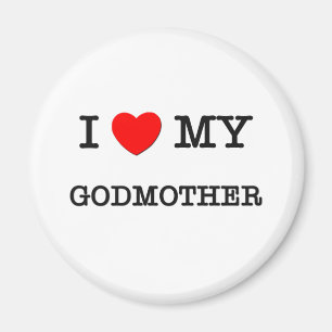 Mig hjärta min GUDMOR Magnet