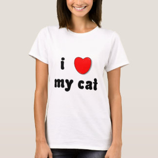 mig hjärta min katt tee shirt