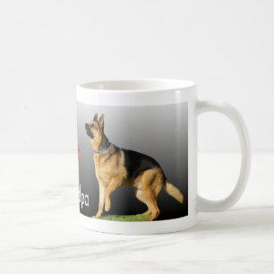 Mig (hjärta) min morfarmugg kaffemugg