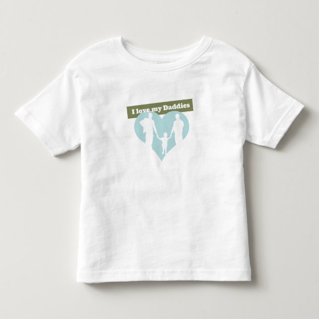 Mig hjärta min pappor tee shirt (Framsida)