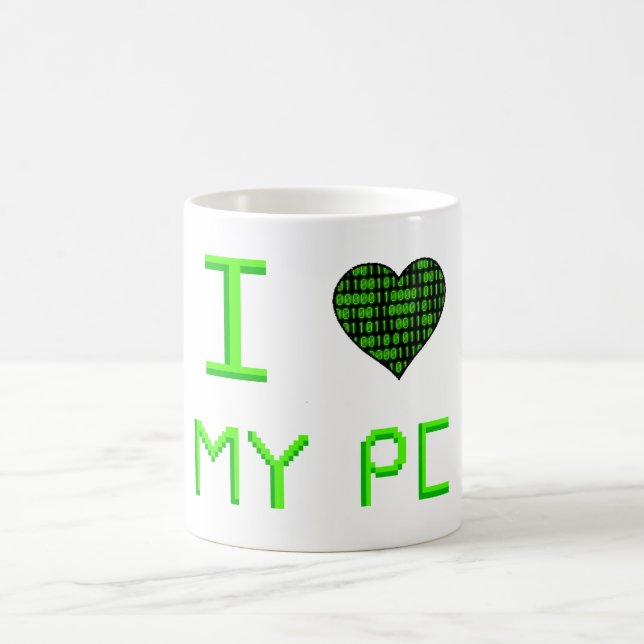 Mig hjärta min PCmugg Kaffemugg (Center)