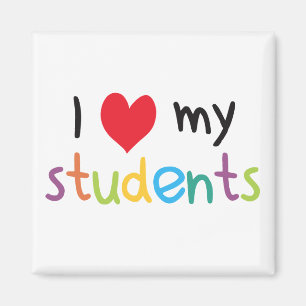 Mig hjärta min studentlärarekärlek magnet