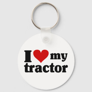 Mig hjärta min traktor nyckelring