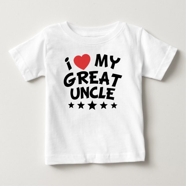 Mig hjärta min underbara Uncle T-shirt (Framsida)