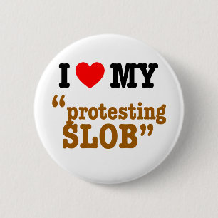 Mig hjärta mitt "protestera sloben ", knapp