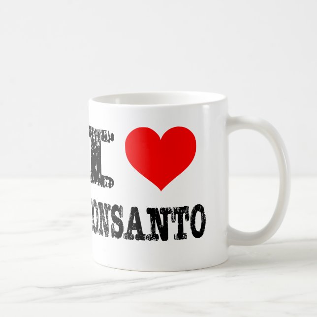 Mig hjärta Monsanto Kaffemugg (Höger)