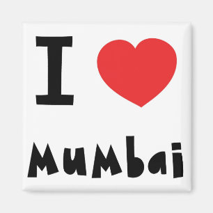 Mig hjärta Mumbai/Bombay Magnet