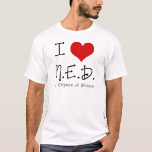 Mig "hjärta" N.E.D. - allmän cancer T Shirt