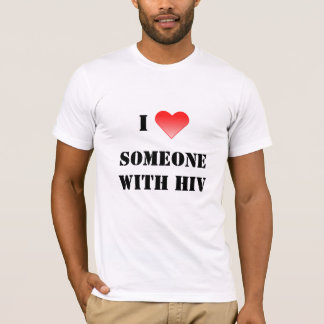 Mig hjärta någon med HIV T Shirt